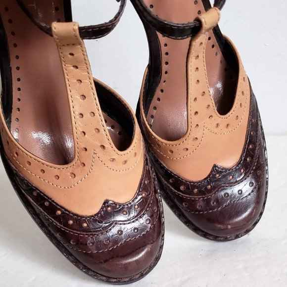Nine West Leather Spectator Wingtip 